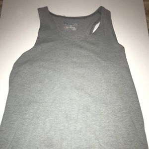 Grey Under Armour heat gear tank top